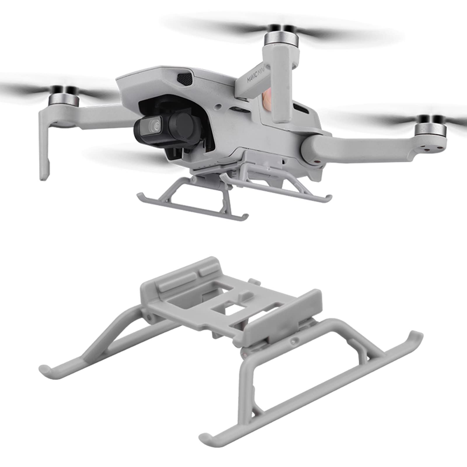 ZORBES Mini 2 Landing Gear Foldable Quick Release Extension Leg for DJI Mini 2 Mavic Mini 1 SE Accessories ZORBES Mini 2 Landing Gear Foldable Quick Release Extension Leg for DJI Mini 2 Mavic Mini 1 SE Accessories